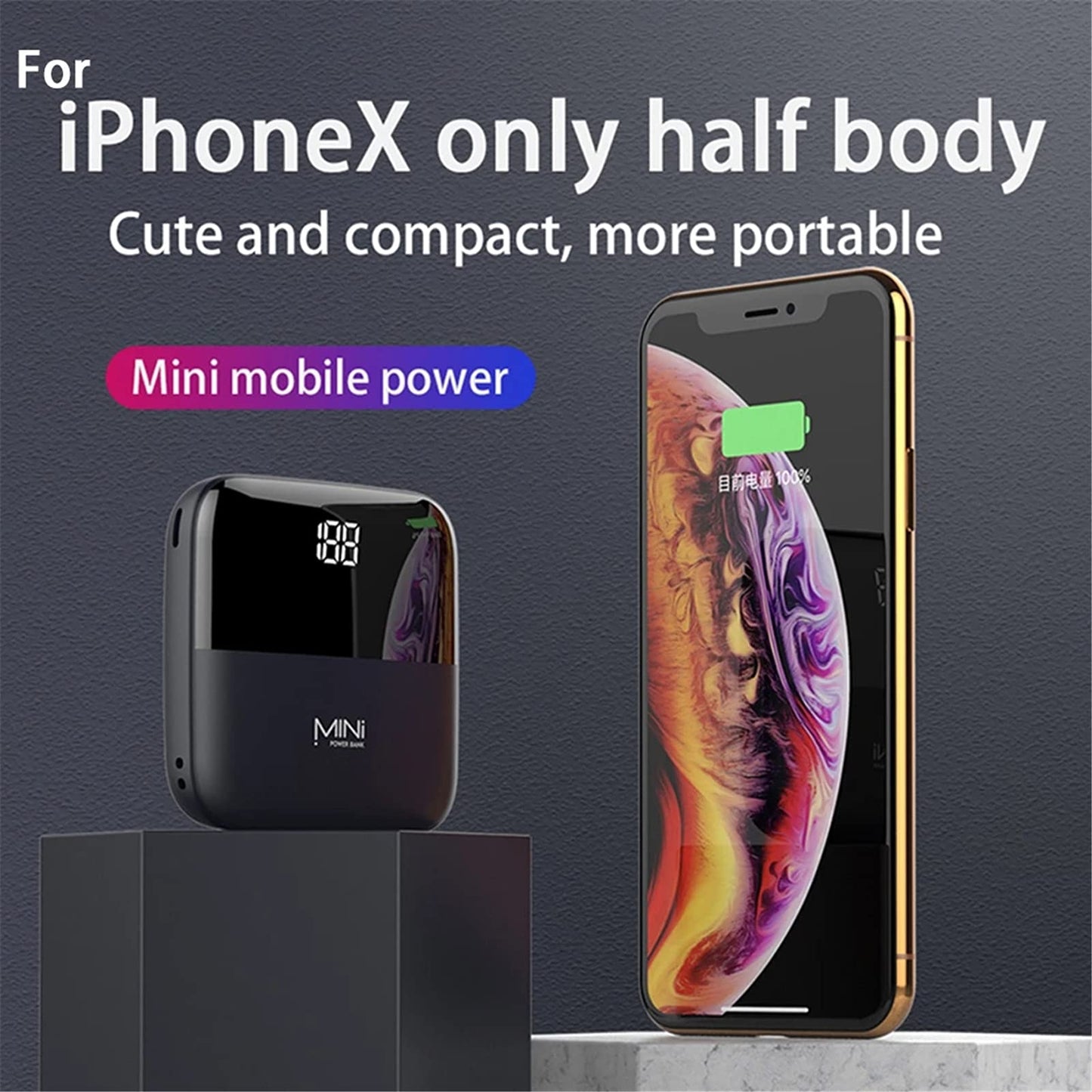 10000mAh Mini Power Bank